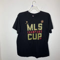Mens XL Black MLS Cup 2018 Champions Atlanta United FC Short Sleeve Shirt Unisex