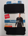 Hanes Men's Thermal Long Sleeve Waffle Knit Shirt - Black S *SEE DEAL!!!* Unisex