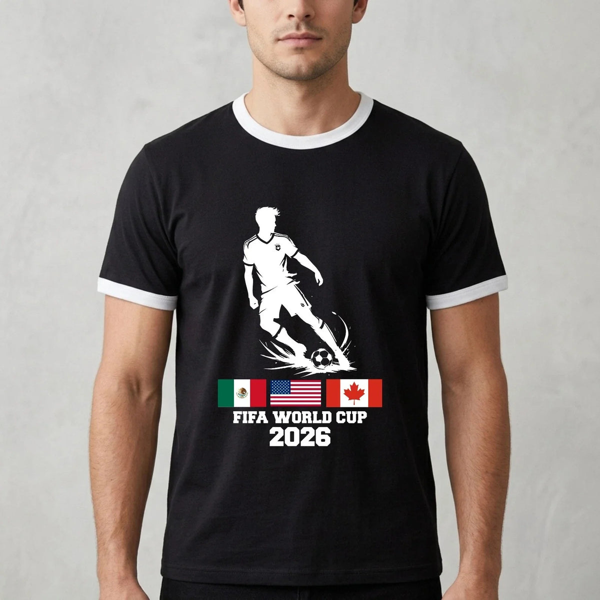 Football Tournament 2026 Player Ringer USA Canada Mexico Sports Gift Top Unisex