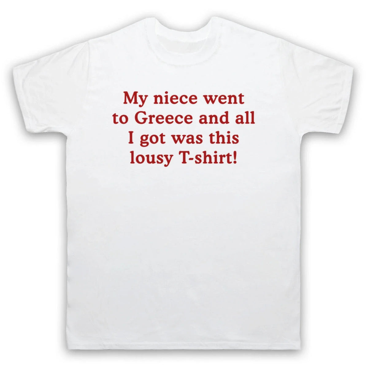 GAVIN & STACEY MY NIECE WENT TO GREECE UNOFFICIAL TV MENS & WOMENS Unisex