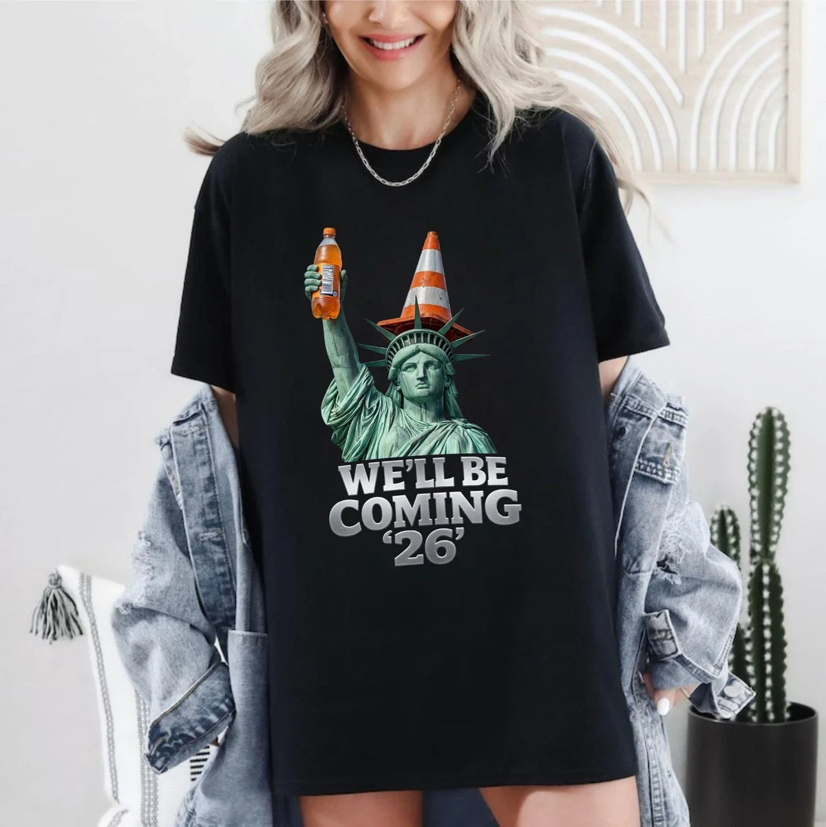 We’ll Be Coming 26 - Football Fan 2026 Tee - Sports Lover Gift Top Unisex