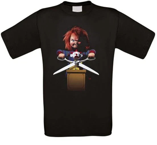 Chucky Killer Doll Horror Cult Movie All Sizes NEW Unisex