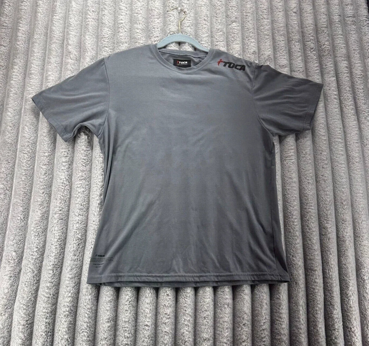TOCA Soccer Graphic Tee Shirt Size M Gray FIND YOUR BEST Print Soccer Mom Unisex