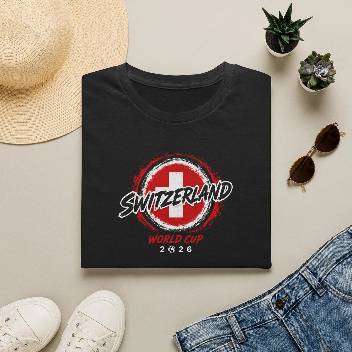 Switzerland World Cup 2026 | Swiss Flag Football Shirt Unisex