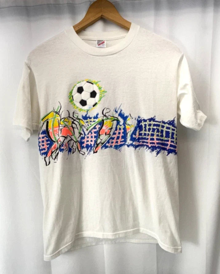 Vintage 1989 MASC Soccer Tournament Pepsi Mitre Ohio USA Size Medium Unisex