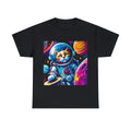 Cat T Shirt Art Tee Cosmos Space Feline Psychedelic Planet Cool Astronaut Galaxy Unisex