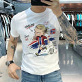 Norway No.9 Inspired Soccer Graphic Cartoon Football Fan Unisex Tee Unisex