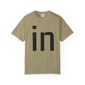 Minimal 'in' Typography | Simple Logo Tee Unisex
