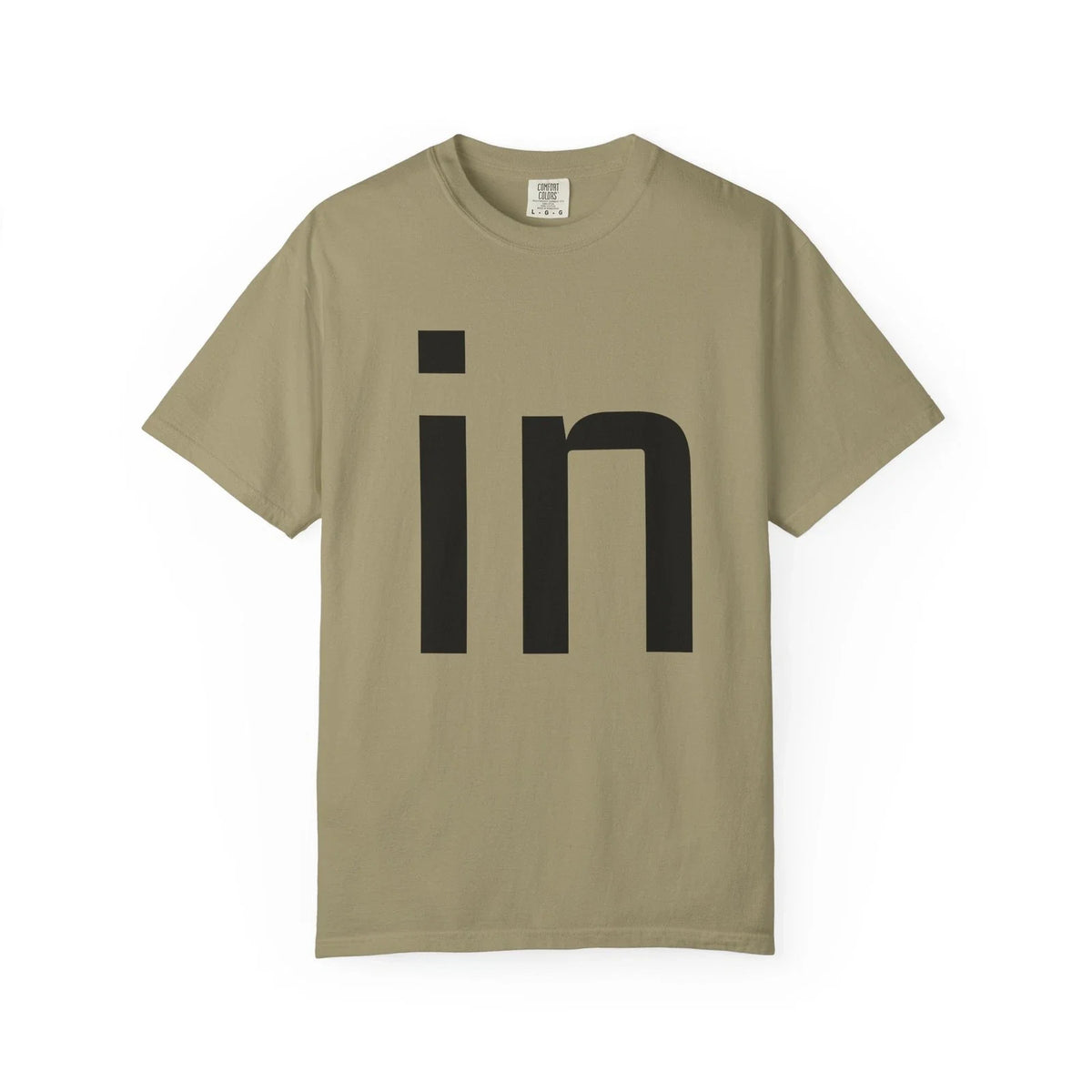 Minimal 'in' Typography | Simple Logo Tee Unisex