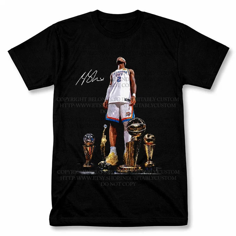 Shai Gilgeous-Alexander SGA MVP OKC Graphic T Shirt Vintage Style Tee Unisex