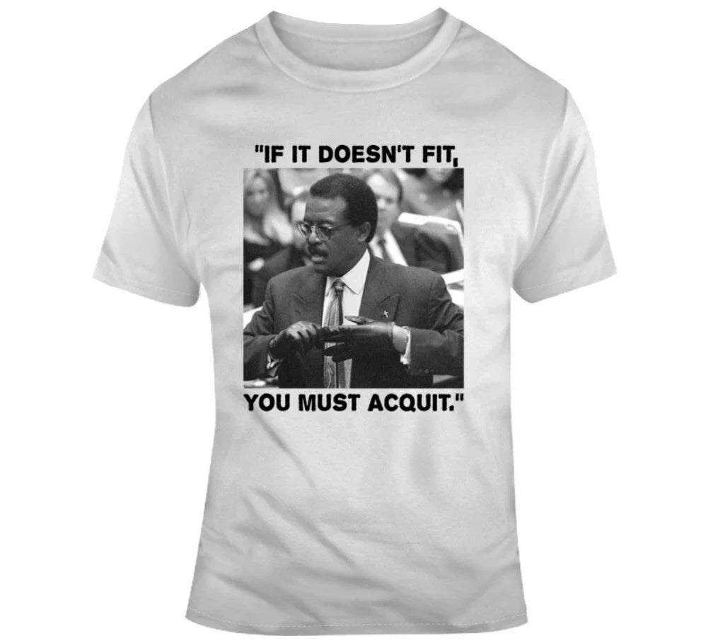 Johnnie Cochrane Oj Simpson Fit Acquit T Shirt Unisex