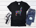Floral Llama T Shirt Cute Alpaca Men Women Unisex T Shirt Baseball 3751 Unisex