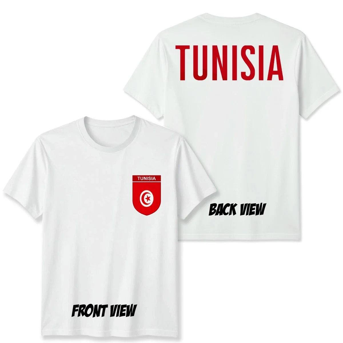 Tunisia Football Unisex Kids Country Pride Soccer Tee #WC Unisex