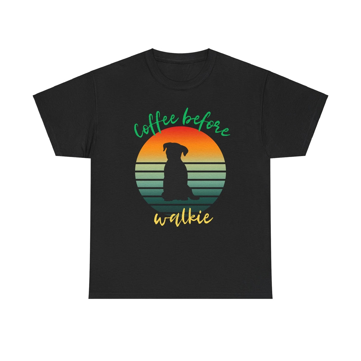 Coffee Before Walkie Funny Dog Lover Retro Design Lab
