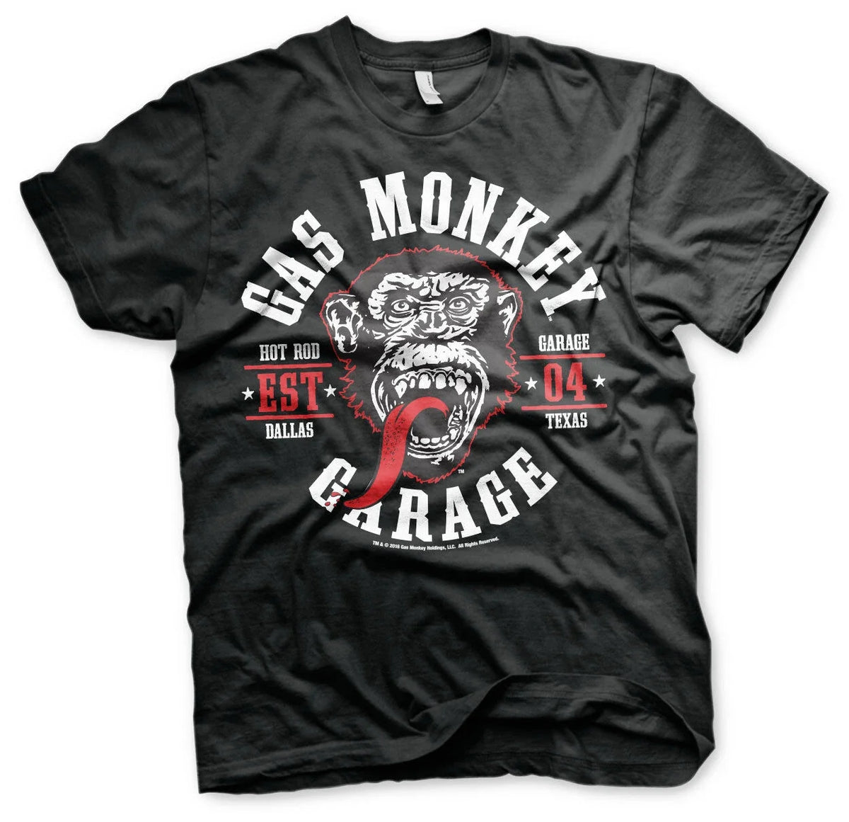 Official merch Gas Monkey Garage (GMG) round logo Round Print Unisex Tee Unisex
