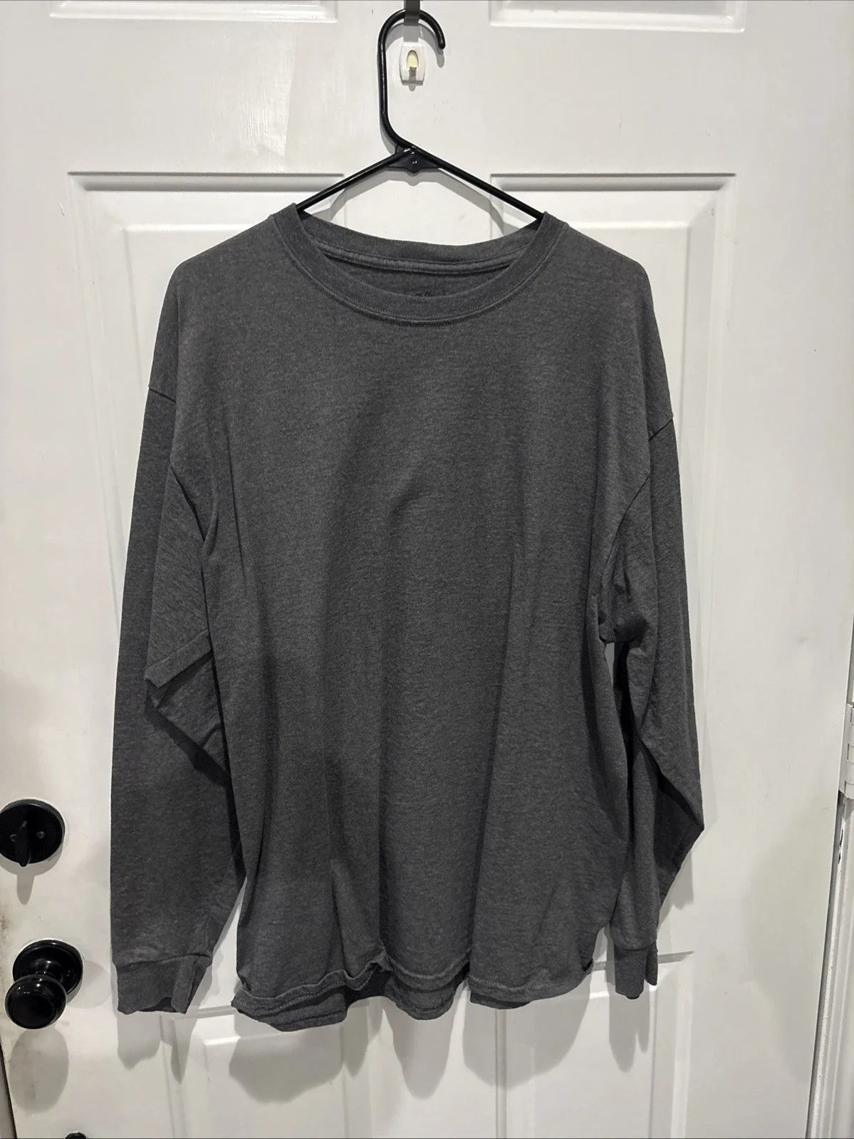 Front Of The Loom Long Sleeve XL Shirt Gray Unisex