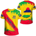 Mauritius Flag Football s 3D Print Polyester s Unisex Unisex