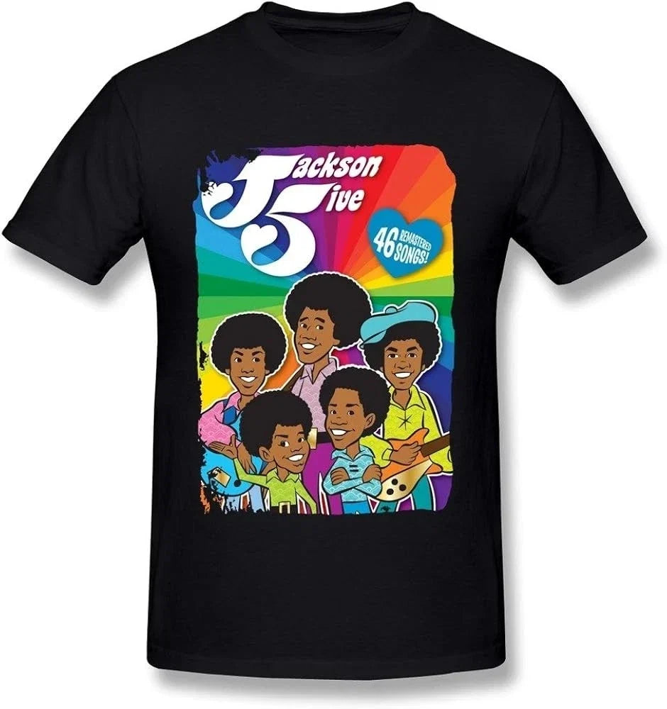 The Jackson 5 Cartoon Unisex Classic For Fan Gifts Unisex