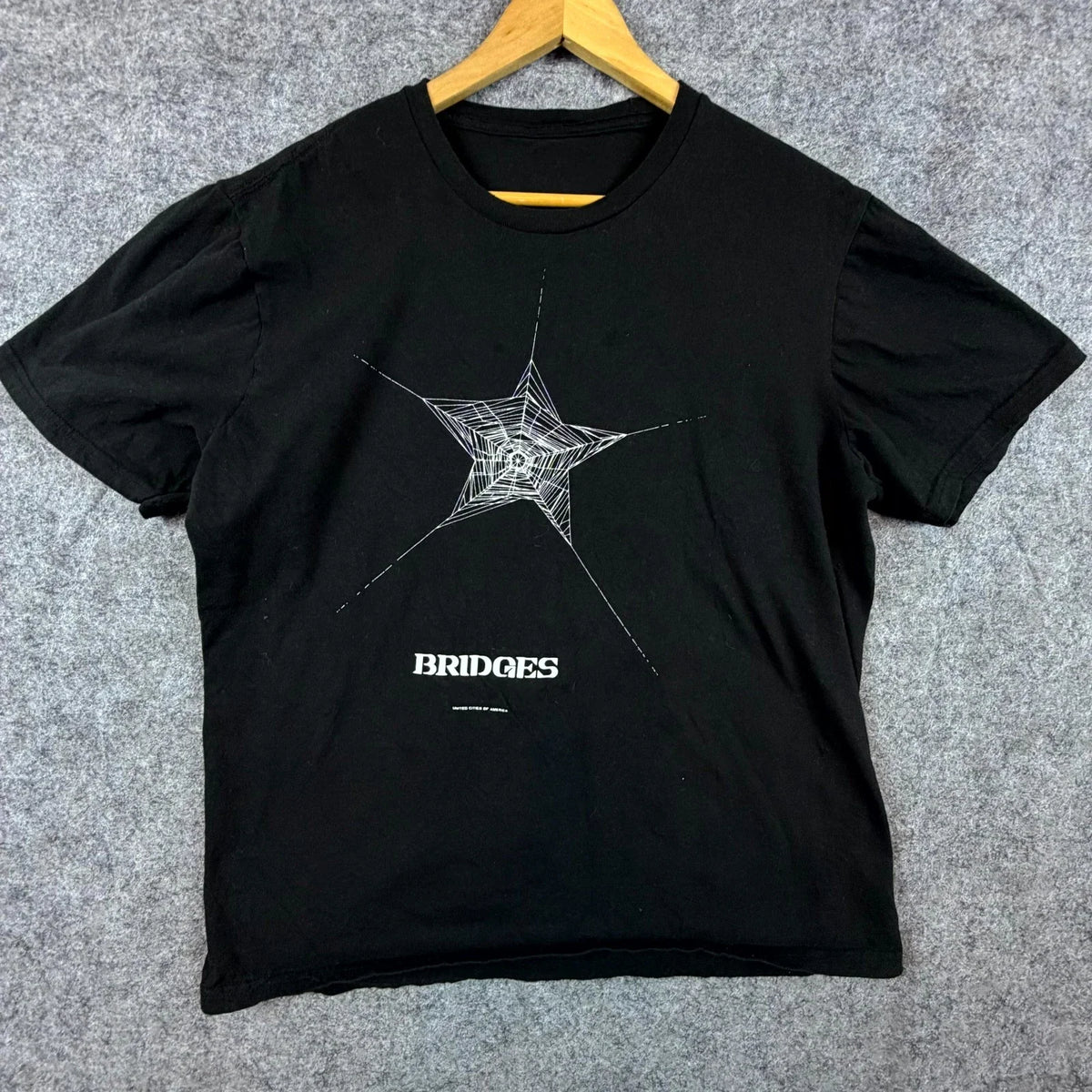 Death Stranding Wiki Mens Black Graphic Bridges United Cities of America Unisex