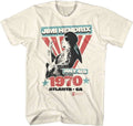 Jimi Hendrix -July 4th 1970 shirt- Atlanta Georgia Vintage Unisex