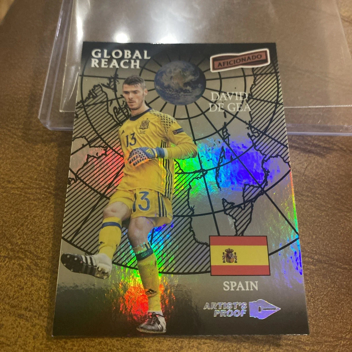 2017 Panini Aficionado David De Gea Artist Proof SP Spain Unisex