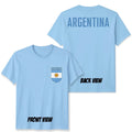 Argentina Football Unisex Kids Country Pride Soccer Tee #WC Unisex