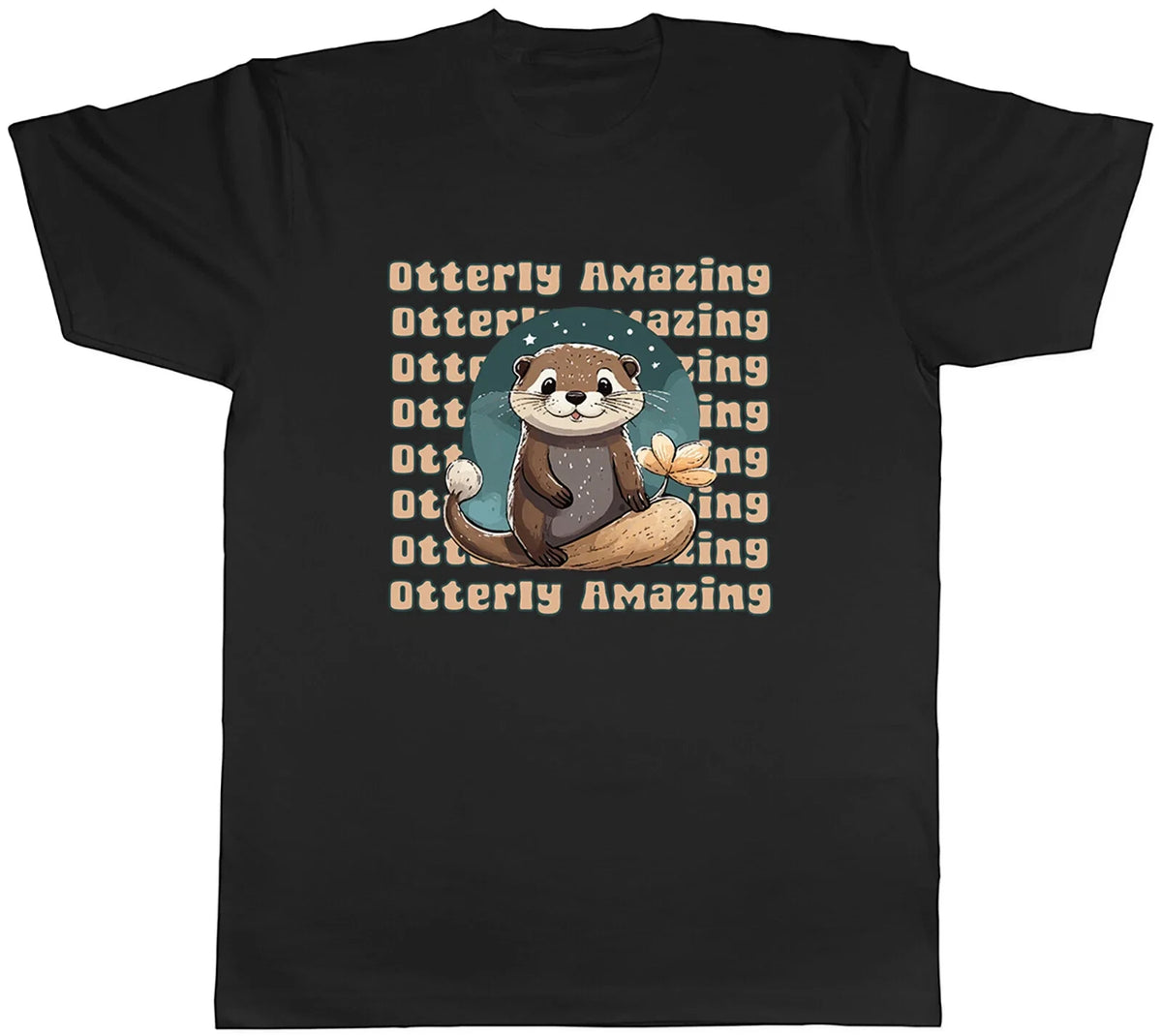 Otterly Amazing Mens Love Otters Tee Gift Unisex