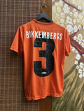 Rare Umbro X BKK Bikkembergs Orange Soccer Football Jersey #3 Size M Unisex