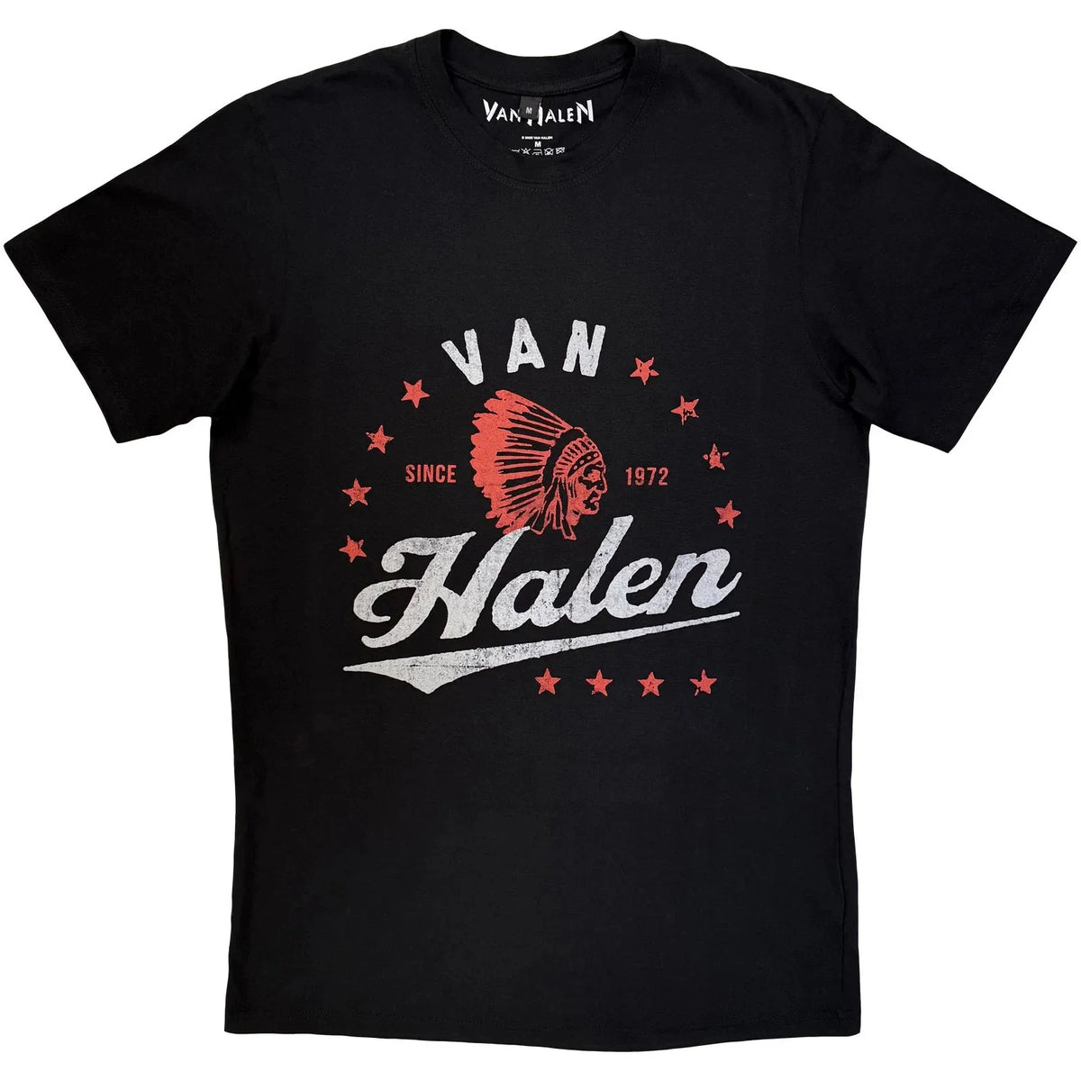 Van Halen Premium Carbon : Red Indian (Black) OFFICIAL NEW Unisex