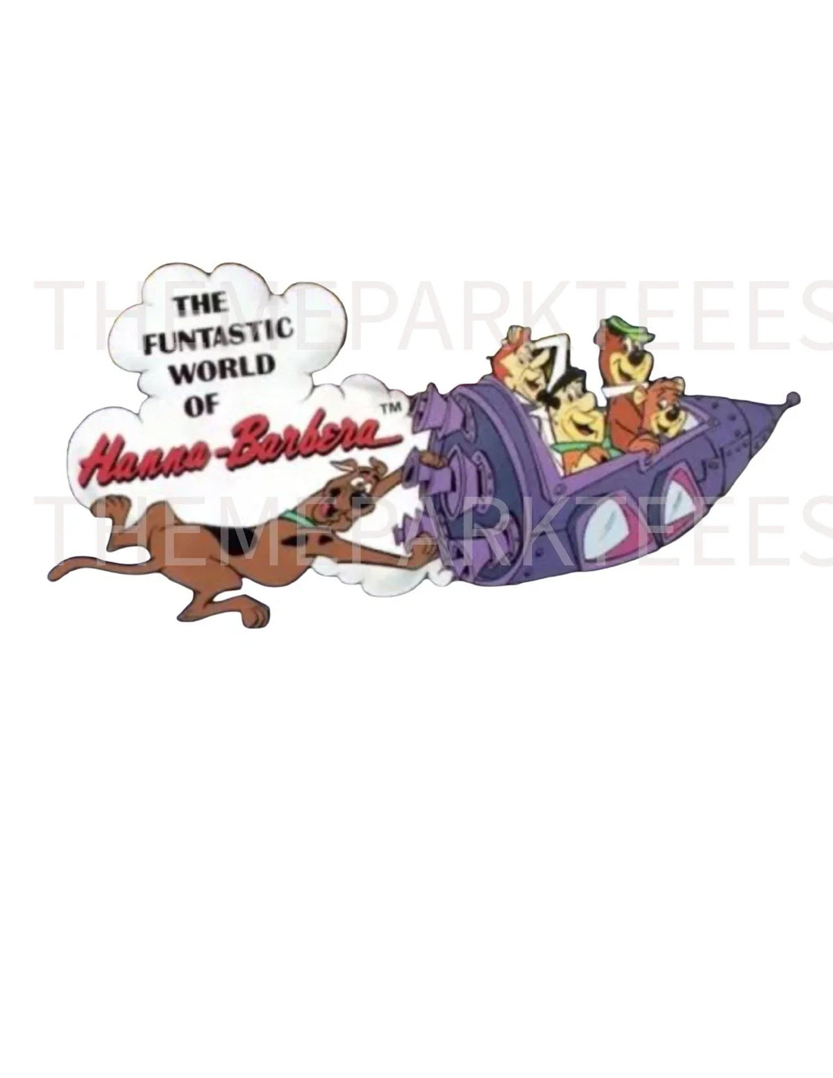 UNIVERSAL STUDIOS FLORIDA THE FUNTASTIC WORLD OF HANNAH BARBERA CUSTOM SHIRT Unisex