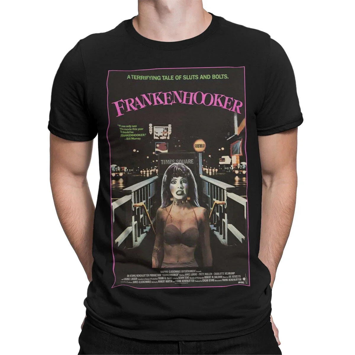 Frankenhooker Horror Film Movie Poster Unisex T Shirt Graphic Tee Top Unisex