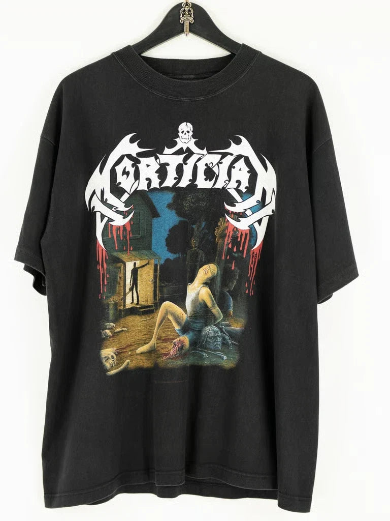 1999 MORTICIAN - CHAINSAW DISMEMBERMENT Vintage Reprint Unisex