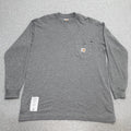 Carhartt Fr Long Sleeve Gray Tee Shirt CAT 2 2112 297-31 PICK YOUR SIZE A Cintas Unisex