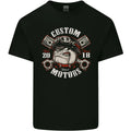 Bulldog Custom Motorcycle Motorbike Biker Mens Cotton Tee Top Unisex