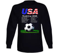 USA World Cup 2026 Stadiums Futbol Football Soccer Fan Gift Long Sleeve T Shirt Unisex
