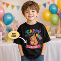 Personalised Capybara Birthday Boys T Shirt