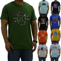 Mens Printed T Shirts Short Sleeve Cotton Crew Neck Tees Beach Top NEW S - 6XL Unisex