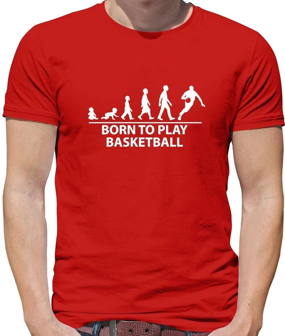 Born To Play Basketball - Mens - Player Team Fan Basket Ball Love Unisex