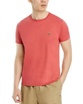 Lacoste Men's Classic Crew Neck Soft Pima Cotton , Gelato, L Unisex
