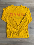 Kendrick Lamar Damn T Shirt Mens Medium 2017 American Tour Yellow Concert Tee Unisex