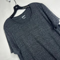 Side Zippers Charcoal Gray Mens XL Space Dye Streetwear Skater Punk Goth Unisex