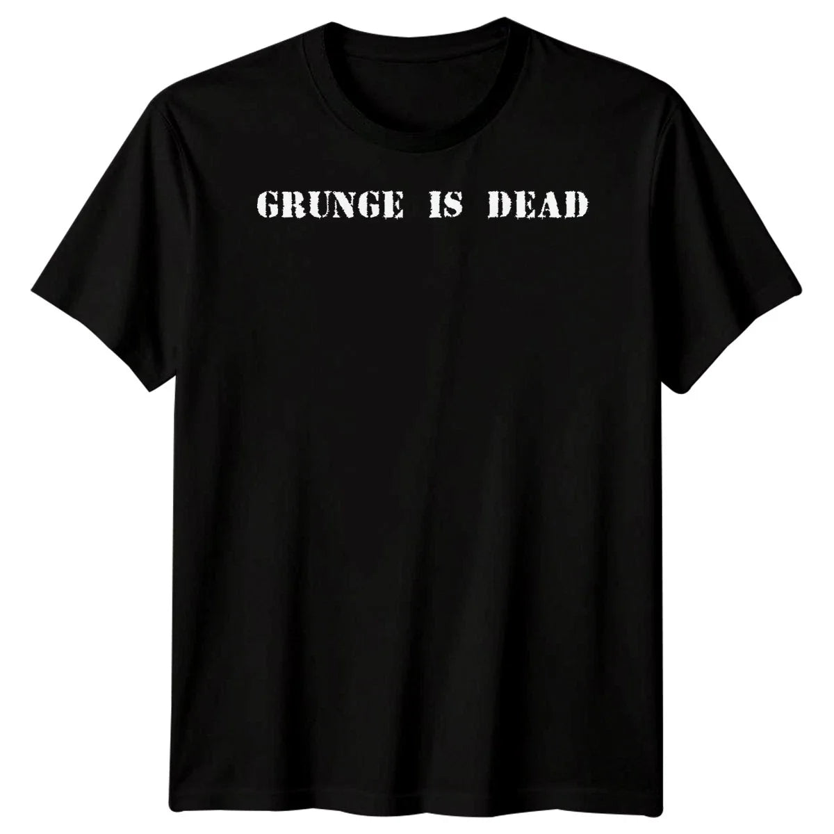 Grunge Is Dead Music Grunge Mens Womens Graphic Tee Vintage Style Unisex