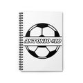 Personalized Soccer Spiral Notebook - Customize Name and Number - Gift Soccer Unisex