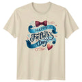 Happy Father's Day Bow Tie Dad Tee Funny Gift Unisex