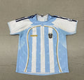 Vintage 2000’s #8 Argentina Men’s National Soccer Jersey Blue XL Retro Futbol Unisex