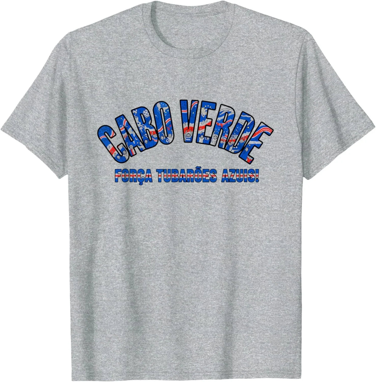 Soccer Fan Shirt 2026 Cabo Verde Forca Tubaroes Azuis Unisex Unisex