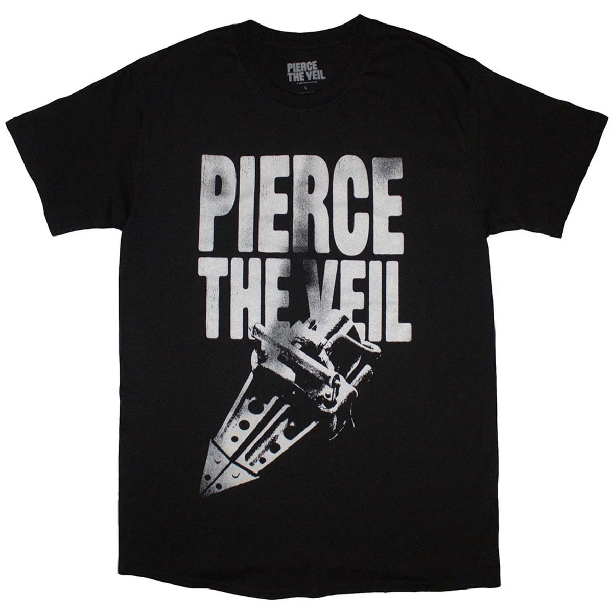 Pierce The Veil Big Text Band Official New Black Unisex