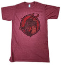 Shenron DBZ Red Retro Graphic Design Soft Style Tee new Gift Idea Unisex