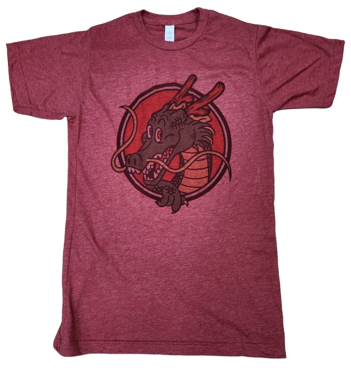 Shenron DBZ Red Retro Graphic Design Soft Style Tee new Gift Idea Unisex