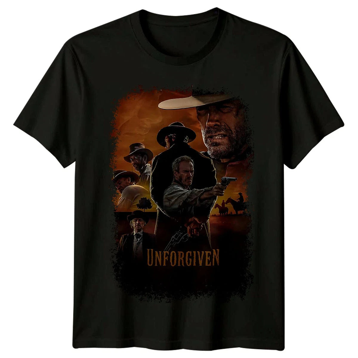 Unforgiven (1992) Movie Poster Inspired Retro Tee Unisex Unisex